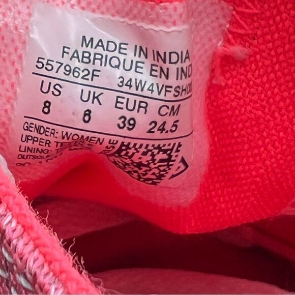 Converse All Star Women's CT OX Heather Pink /White Sneaker - Size 8 557962F - Picture 8 of 8